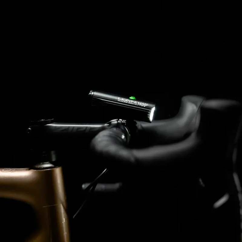 Světlo Lezyne Macro Drive 1400 Plus - přední, akumulátor 5200 mAh, černá - 8