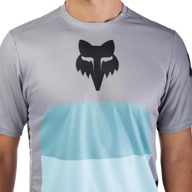 Dres Fox Ranger Fox Grid - pánské, krátký, ocelově šedá - 5