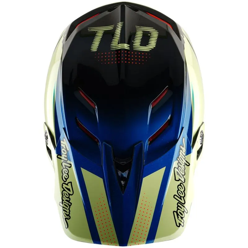 Přilba Troy Lee Designs D4 Composite Mips - integrální, drip glo yellow - 8
