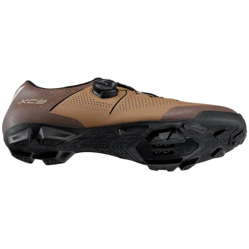 Tretry Shimano SH-XC302 - pánské, širší verze, hnědá - 4