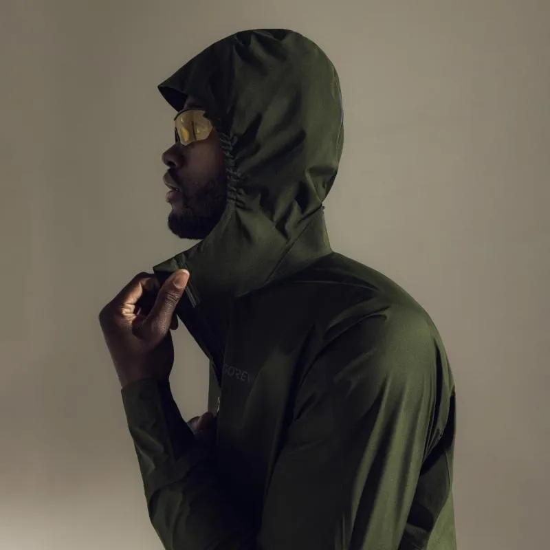 Bunda Gore Concurve Gore-Tex - pánské, s kapucí, běžecká, utility green - 6