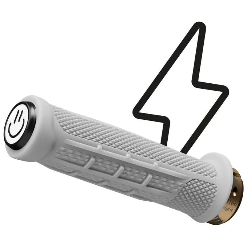 Gripy Ergon GDH Team Vali Höll Edition - 1 pár, bílá-zlatá - 2