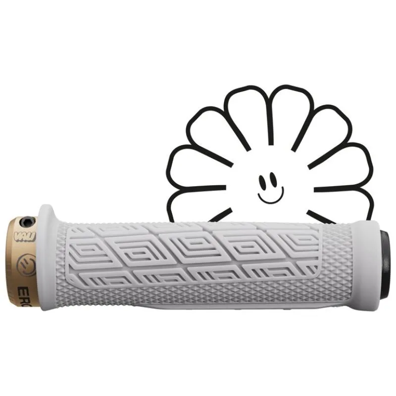 Gripy Ergon GDH Team Vali Höll Edition - 1 pár, bílá-zlatá - 3