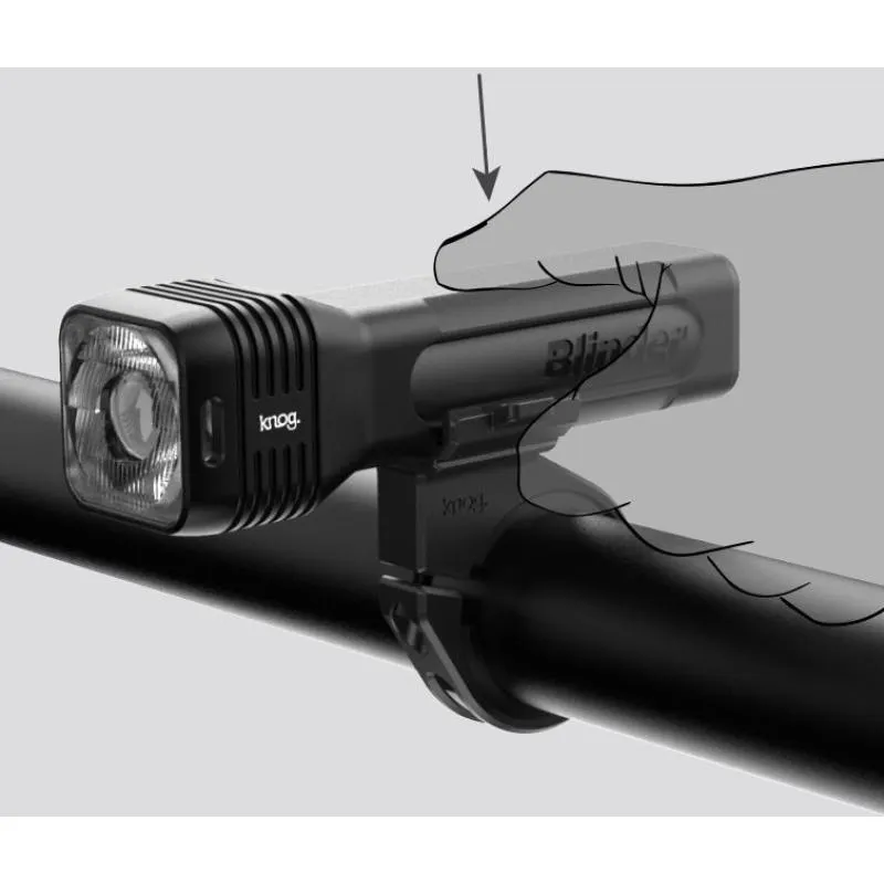 Držák Knog Blinder StVZO Handlebar Mount - pro Blinder 600, 900, 1300, černá - 5