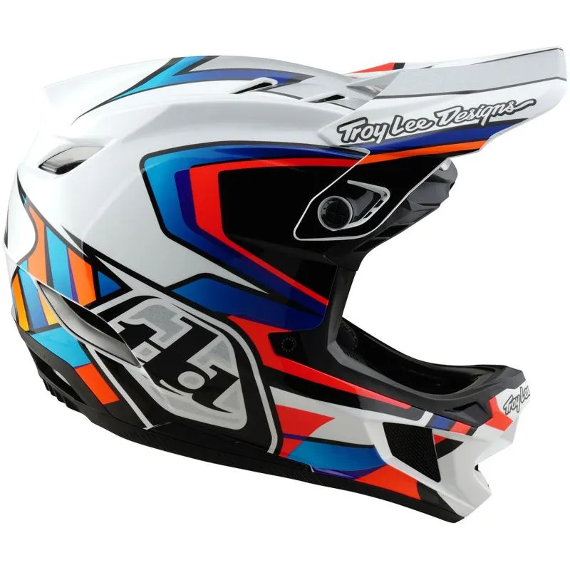 Přilba Troy Lee Designs D4 Composite Mips - integrální, frames white-silver - 5