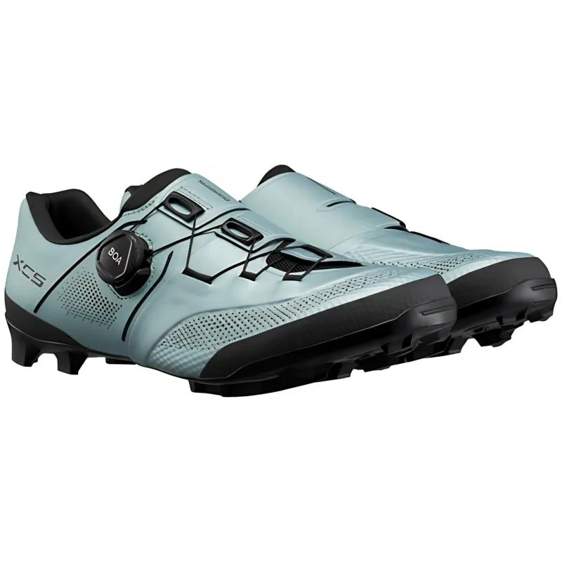 Tretry Shimano SH-XC503 Wide - pánské, širší verze, ice blue - 2