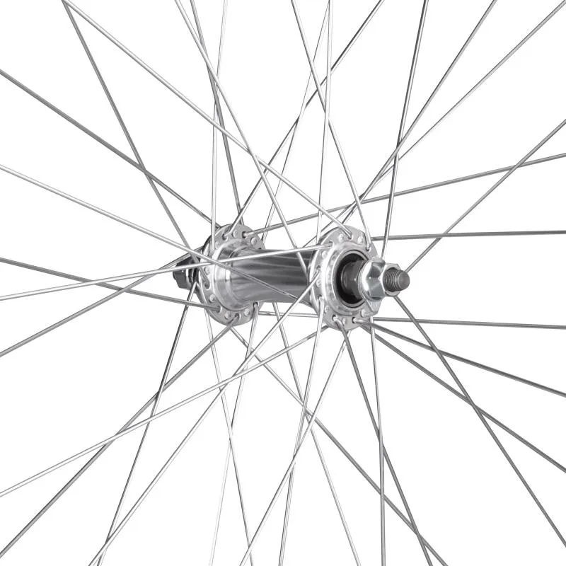 Zapletené kolo Force Prime 7026961 (622-21) - přední 100 mm na matice, stříbrná - 3